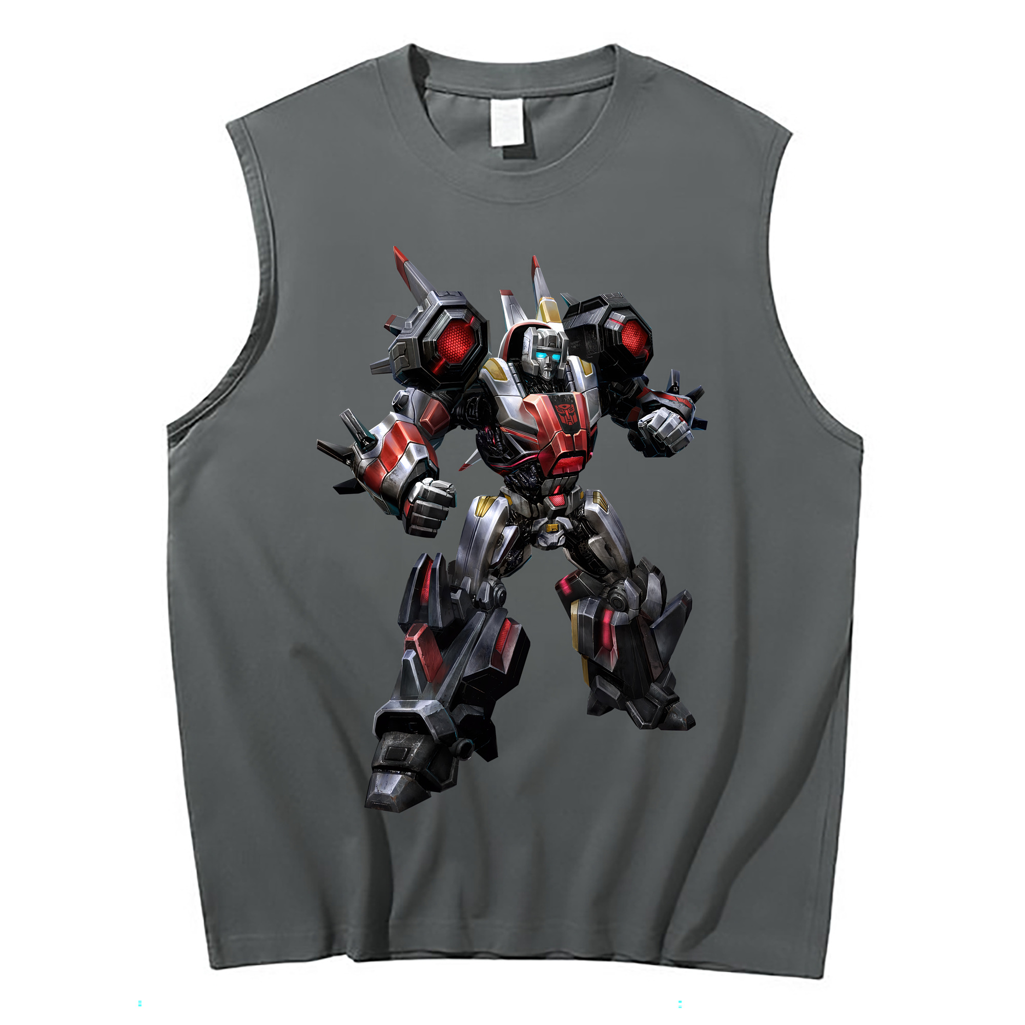 （画像用） Transformers トランスフォーマー コットン100％タンクトップ（フロントプリント）
